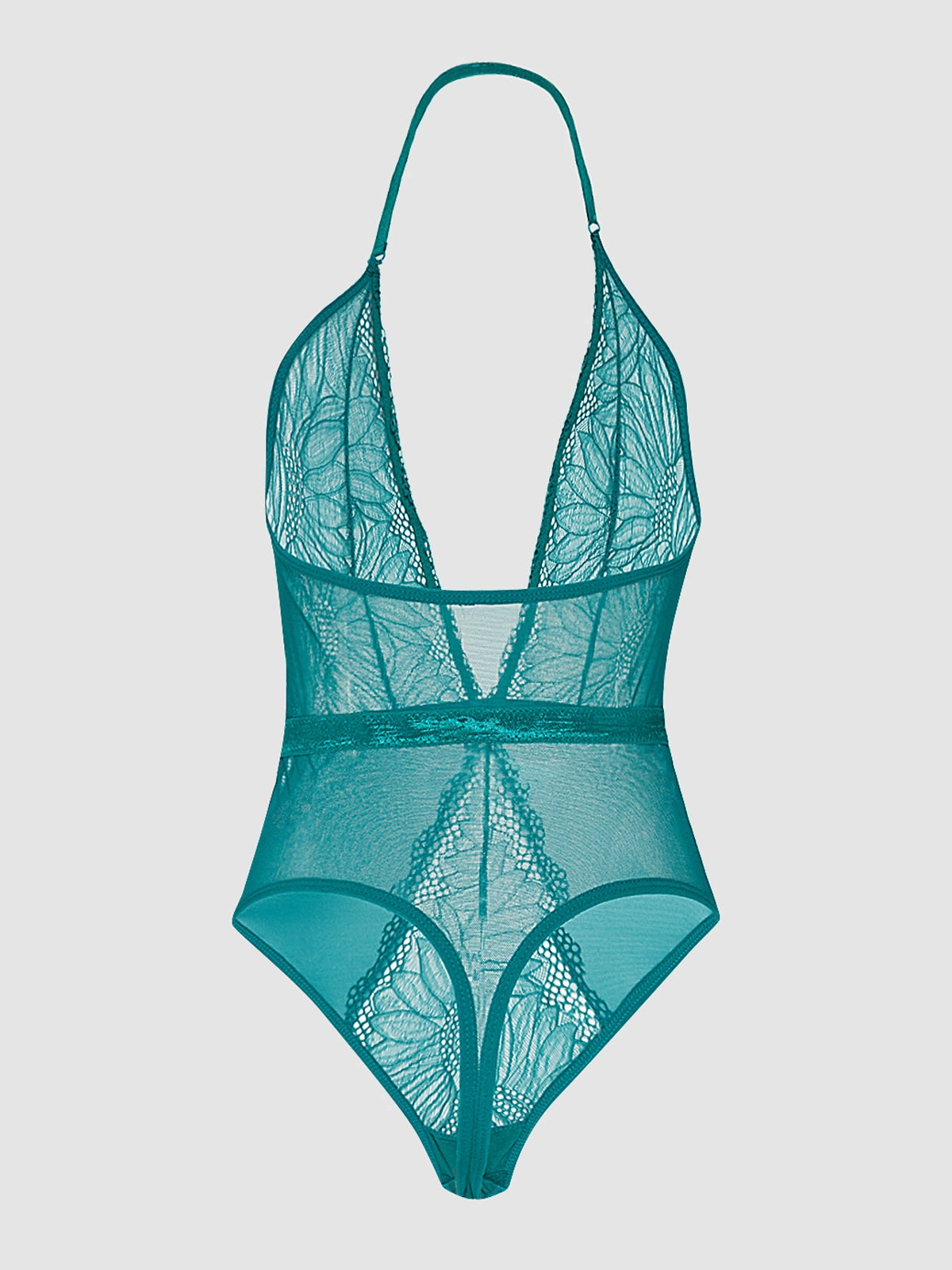 Saffron Floral Lace Teddy