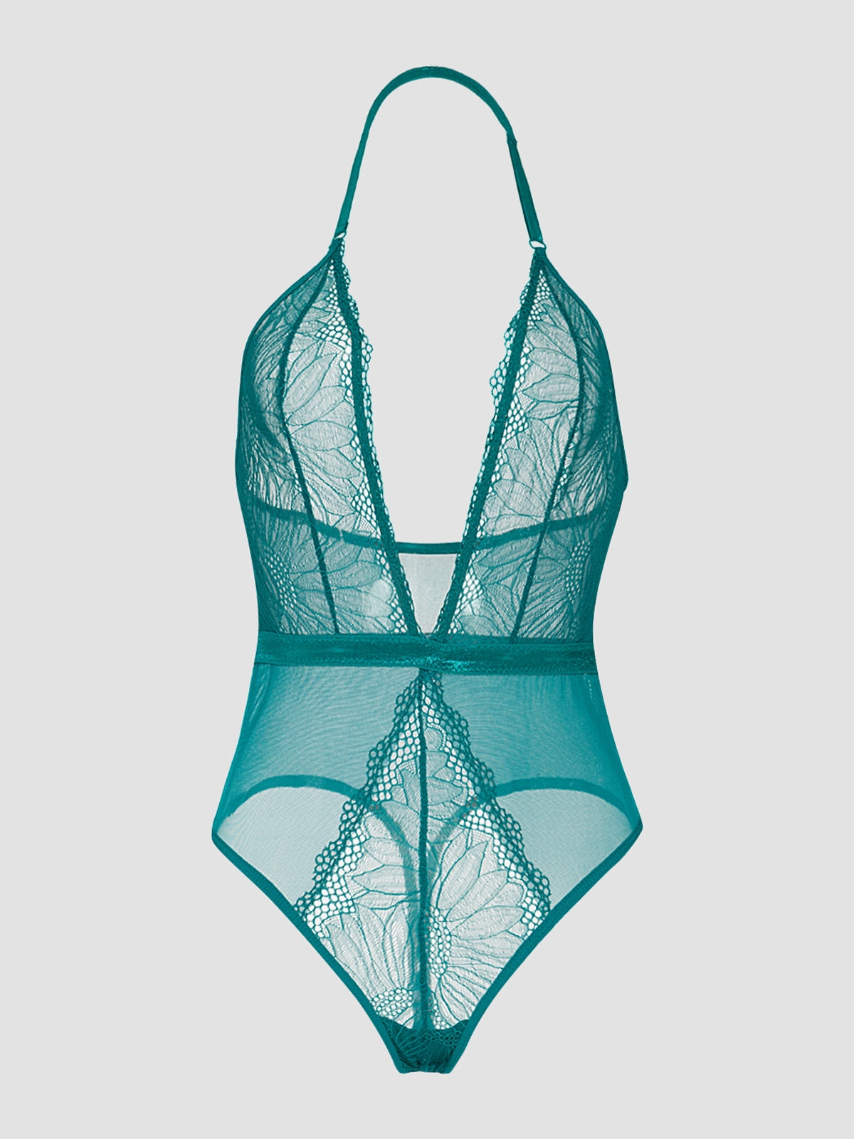 Saffron Floral Lace Teddy