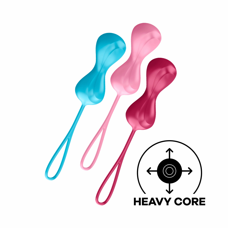 Satisfyer - Power Balls 3 Pieces Kegel Training Set (Multi Colour)