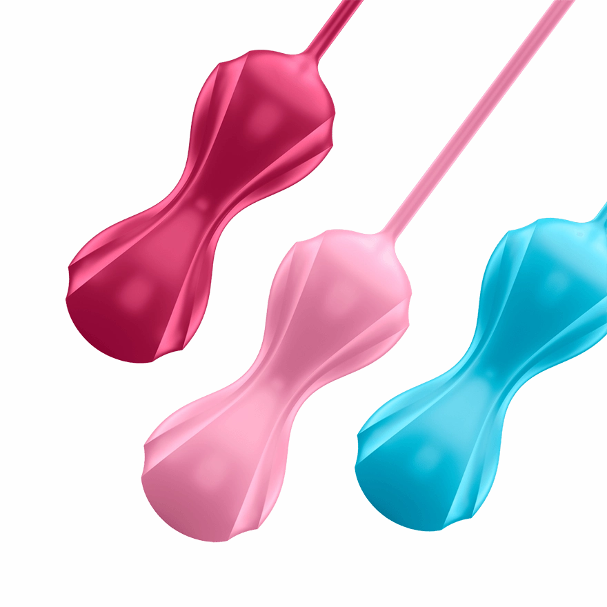 Satisfyer - Power Balls 3 Pieces Kegel Training Set (Multi Colour)