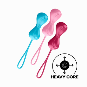 Satisfyer - Power Balls 3 Pieces Kegel Training Set (Multi Colour)