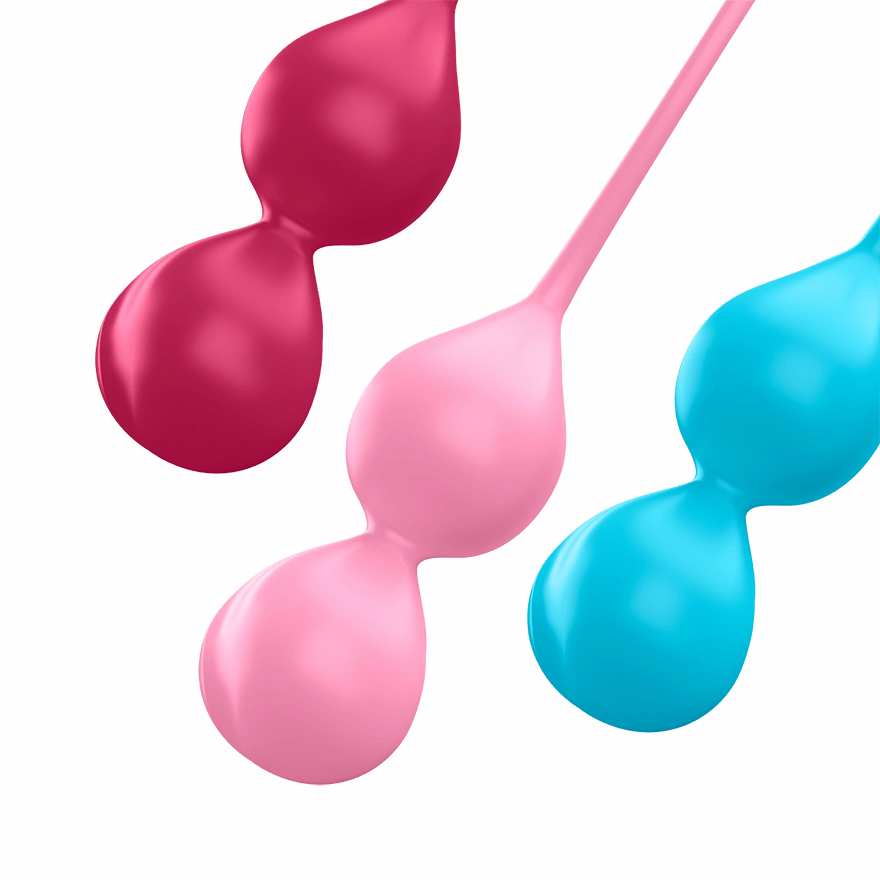 Satisfyer - V Balls Kegel Training Set 3 Pieces (Multi Colour)