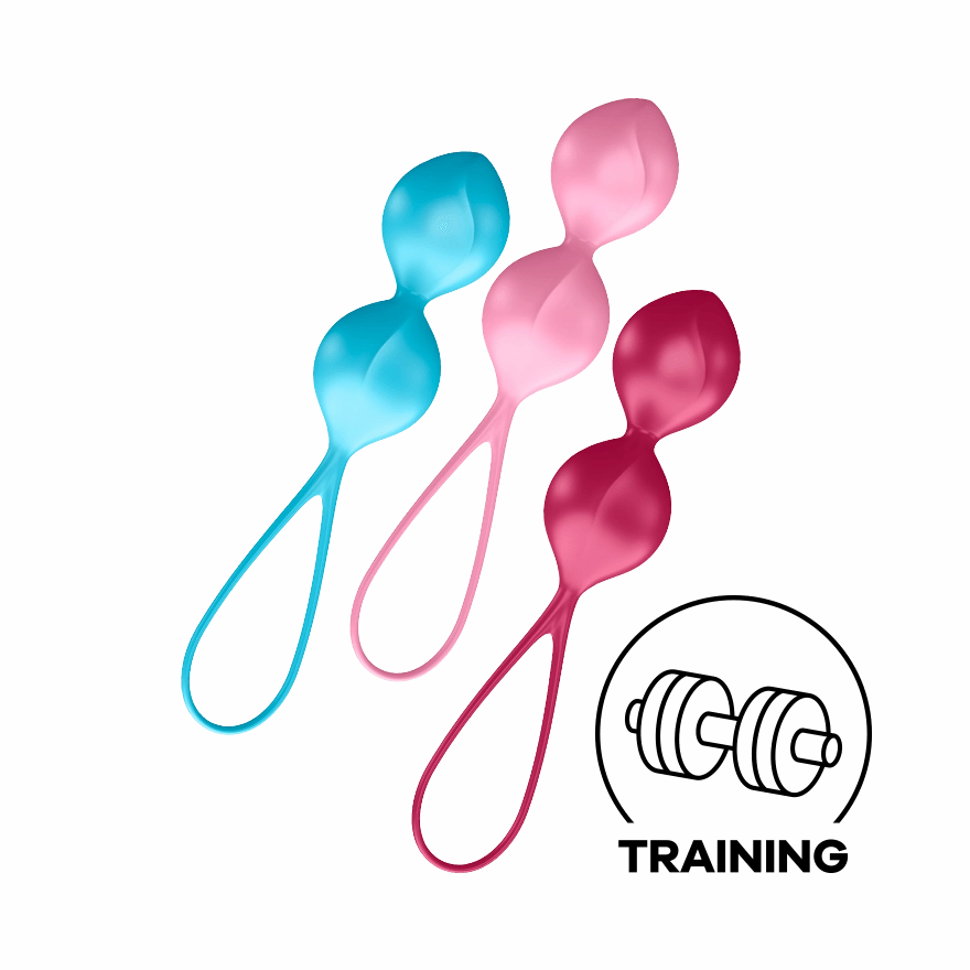 Satisfyer - V Balls Kegel Training Set 3 Pieces (Multi Colour)