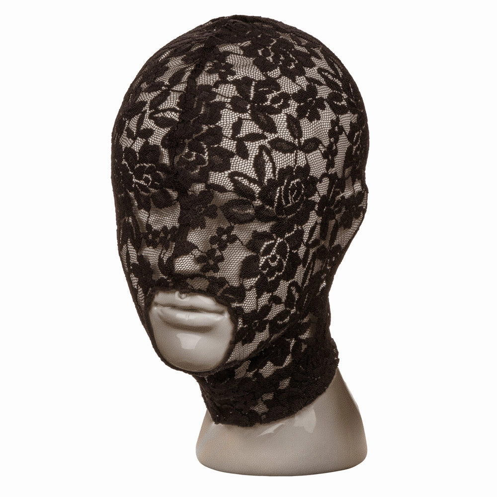 Scandal Open Mouth Sensory Deprivation Lace Hood