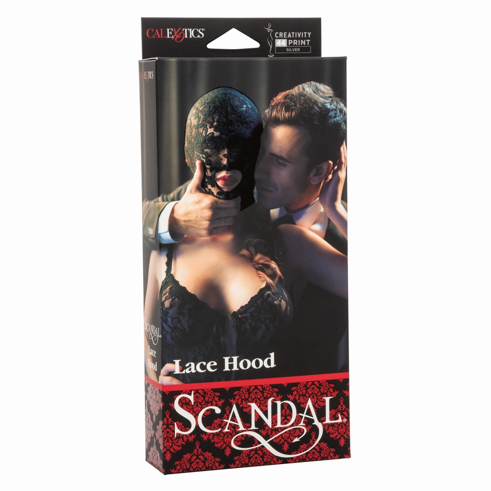 Scandal Open Mouth Sensory Deprivation Lace Hood