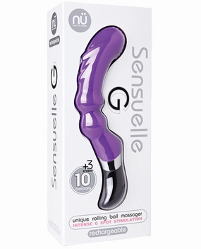 Sensuelle G Unique Rolling Ball Rechargeable Massager (2 colors available)