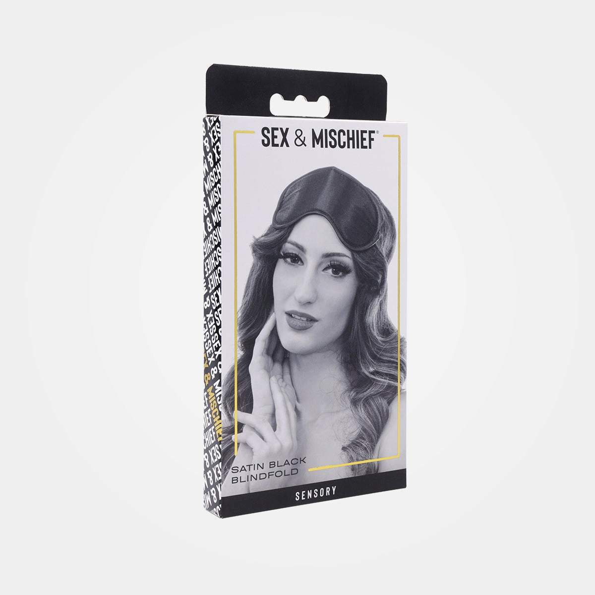Sex & Mischief - Black Satin Blindfold Eye Mask
