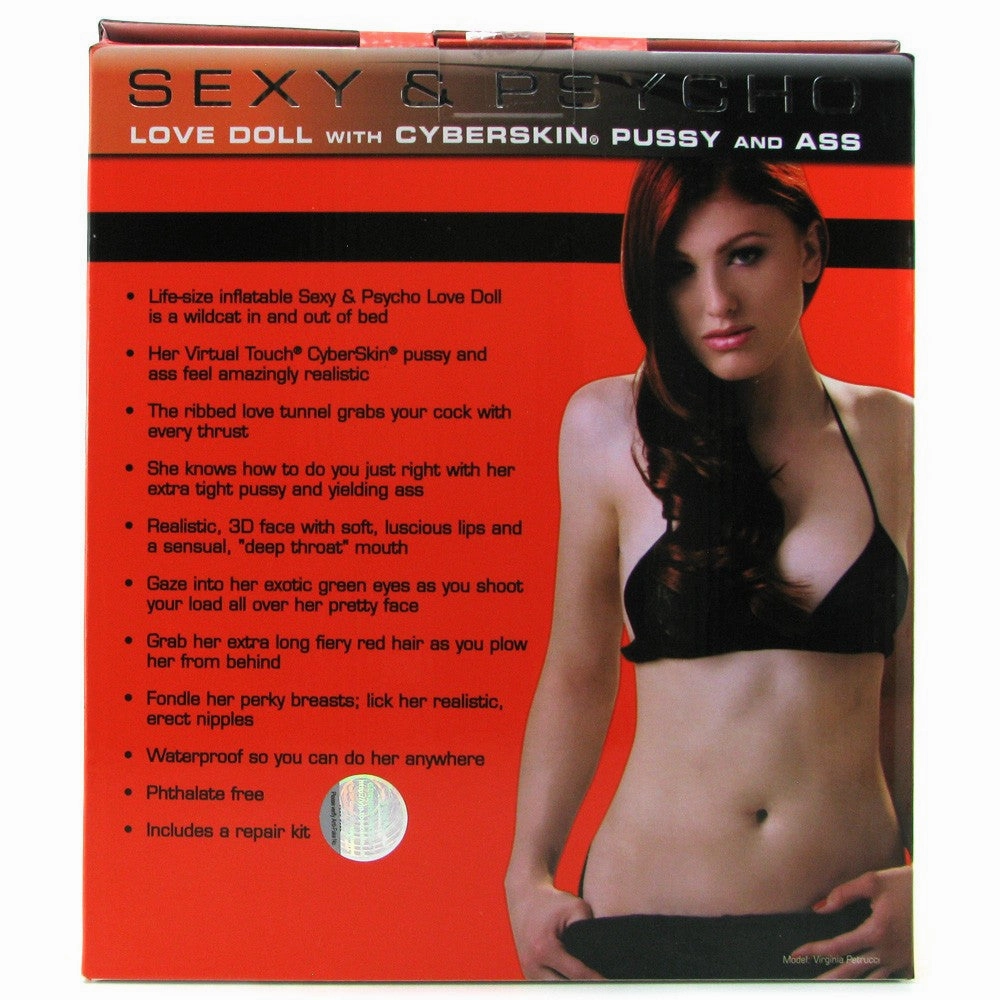 Sexy & Psycho Inflatable Love Doll with CyberSkin® Pussy & Ass