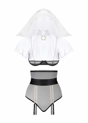 Sexy Nun Lingerie Set