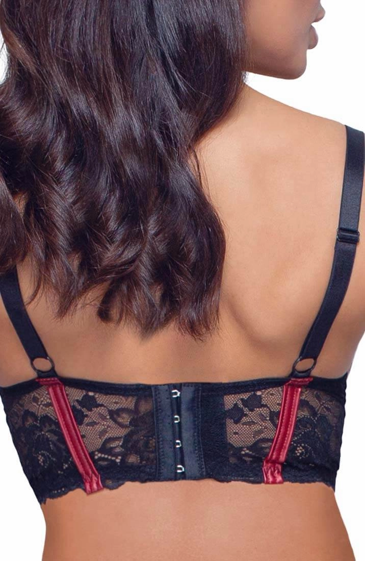 Shelf bra, garter belt & thong - Submissive Signs