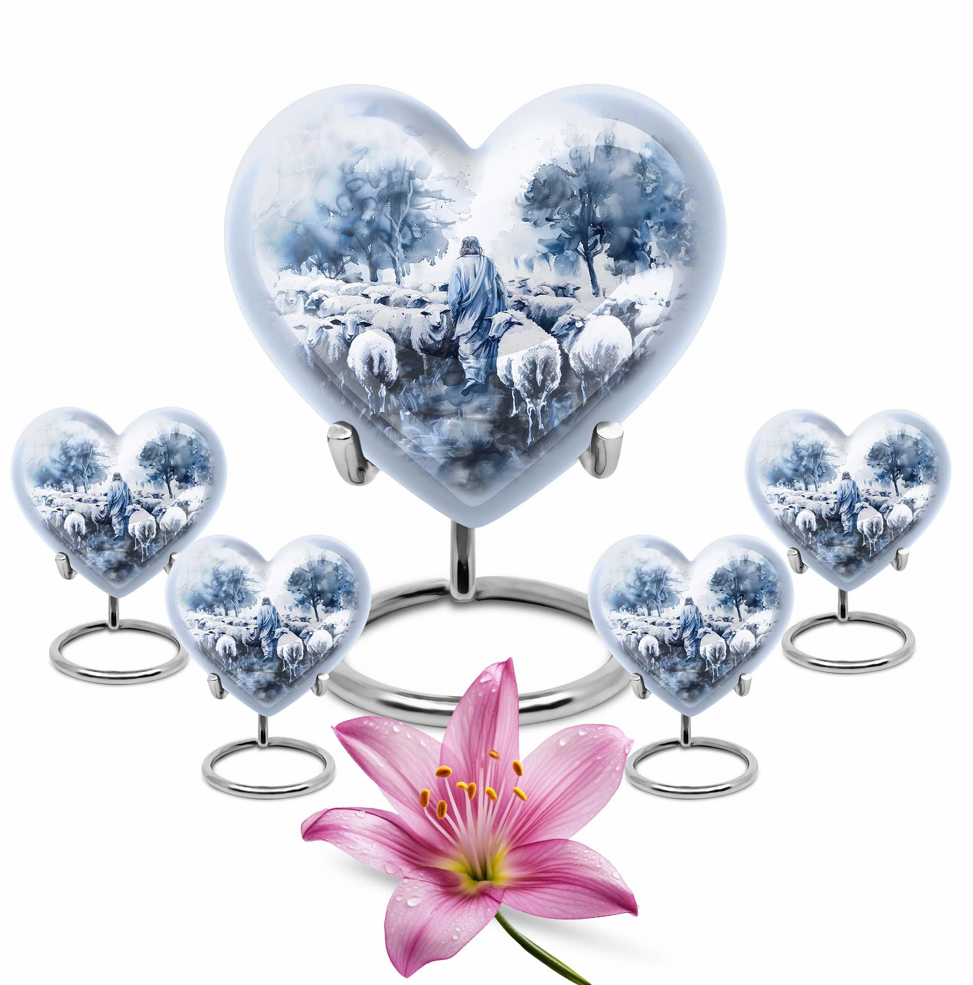 Shepherd Eternity: Sizeable Commemoration Urn For Loved Ones