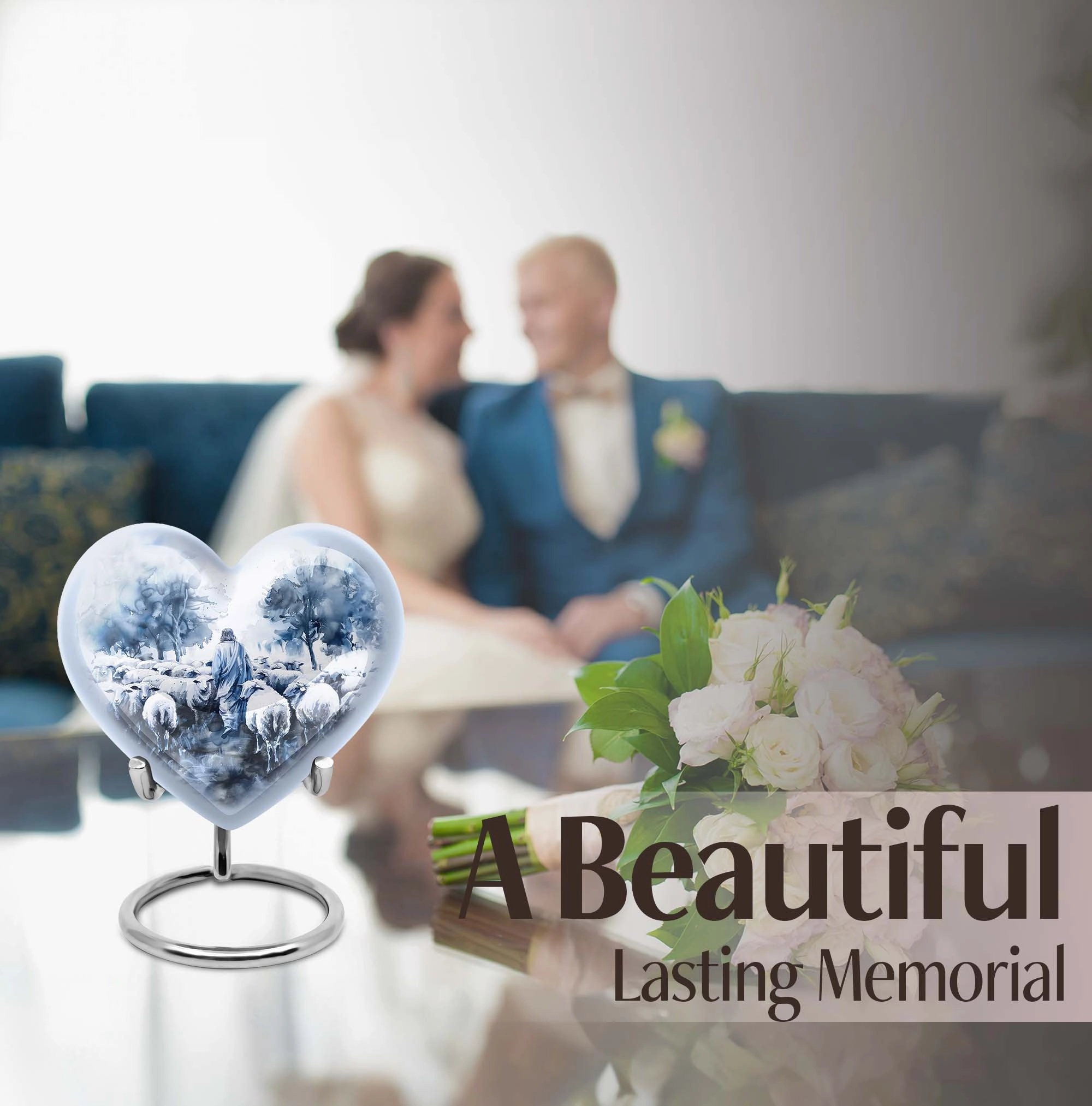 Shepherd Eternity: Sizeable Commemoration Urn For Loved Ones