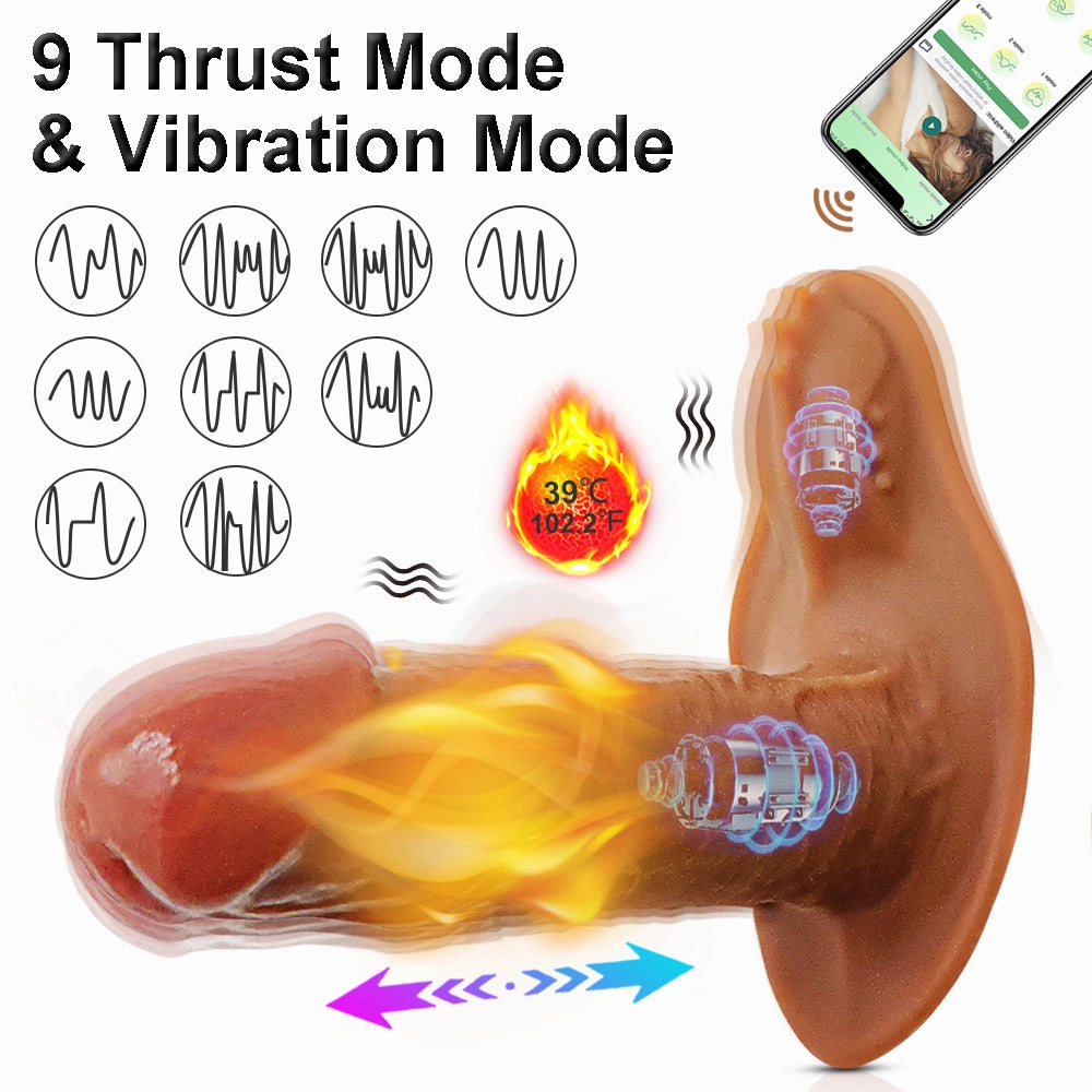 Shooter - Wearable Dildo Vibrator with Fast Thrusting Vibation and Heating