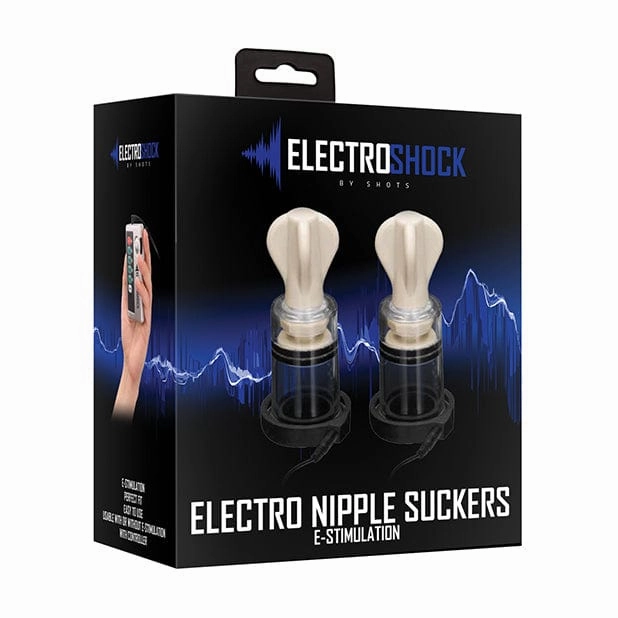 Shots - Electroshock E Stimulation Nipple Suckers (Clear)