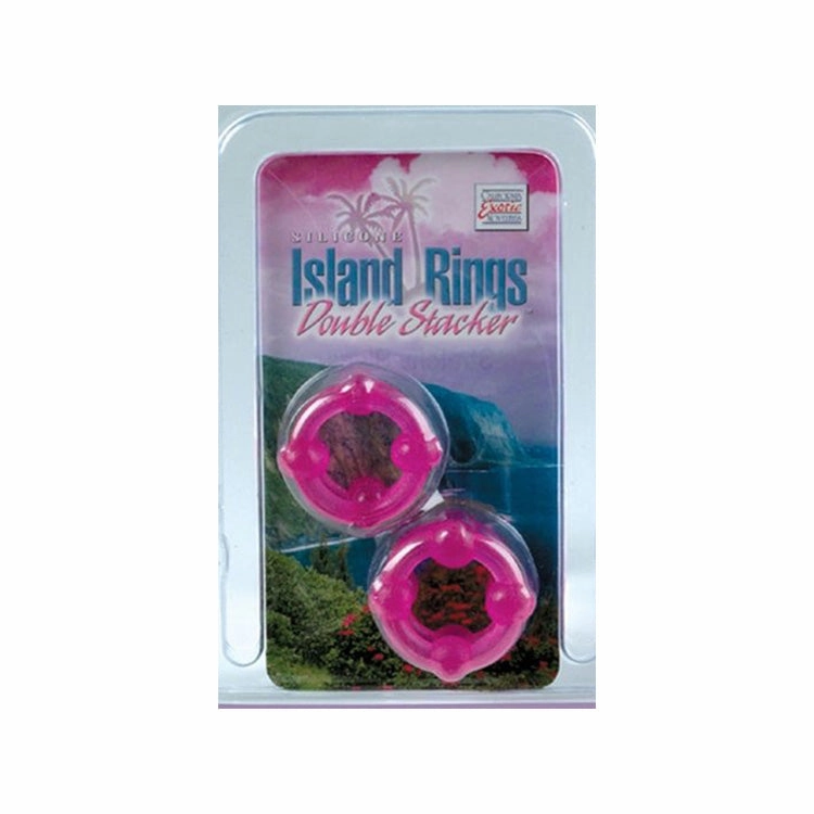 Silicone Island Double Stacker Cock Rings
