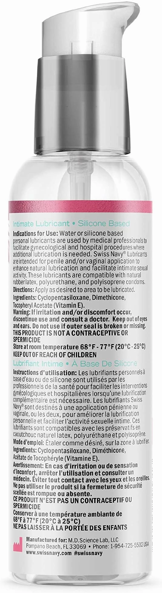 Silicone Lubricant Desire by Swiss Navy
