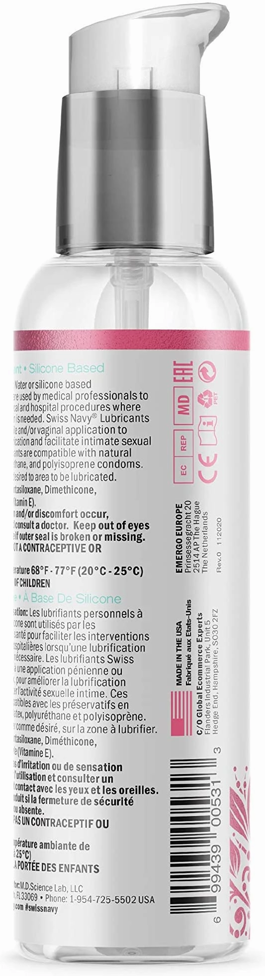 Silicone Lubricant Desire by Swiss Navy