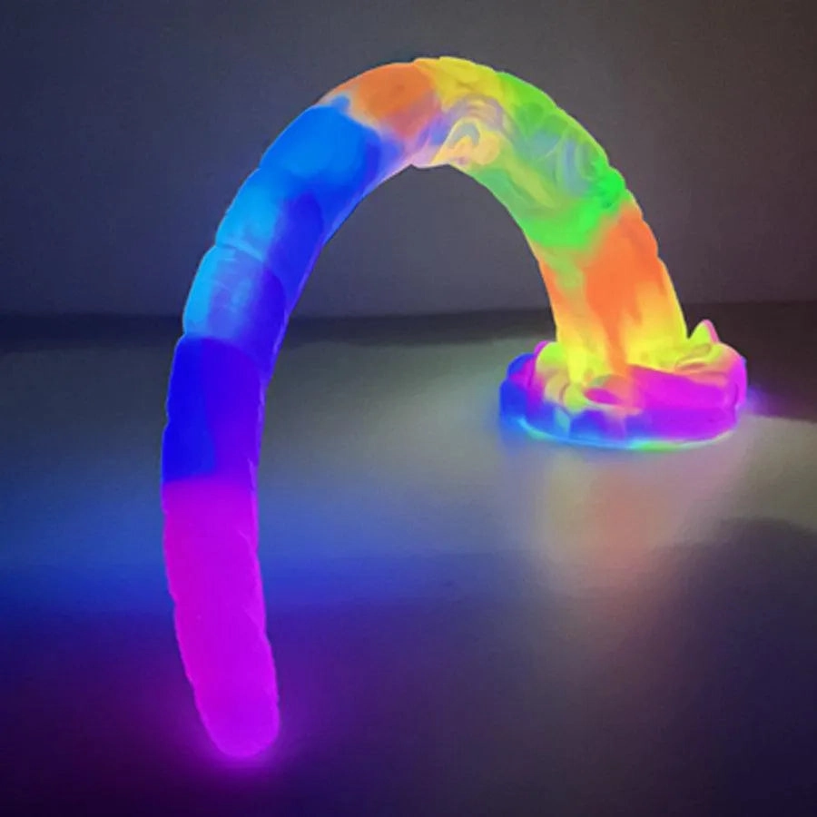 Silicone Luminous Long Dildo