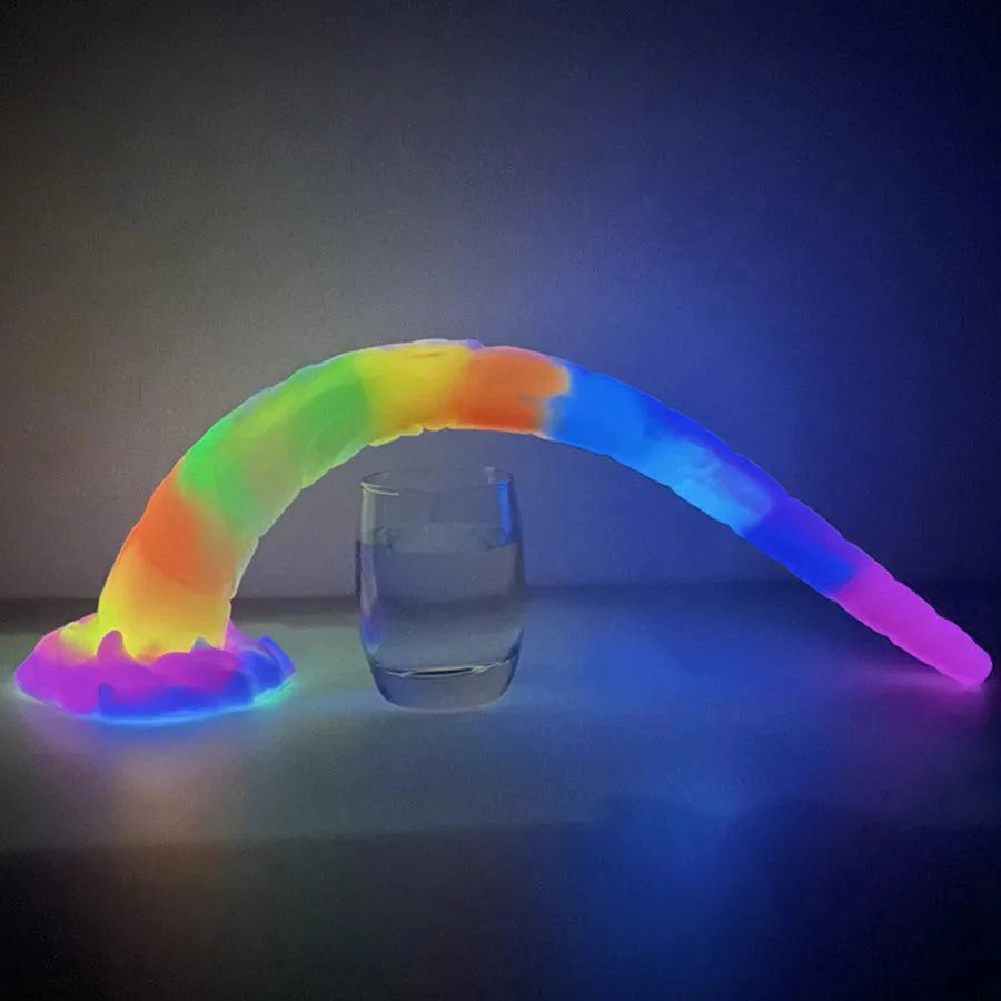 Silicone Luminous Long Dildo