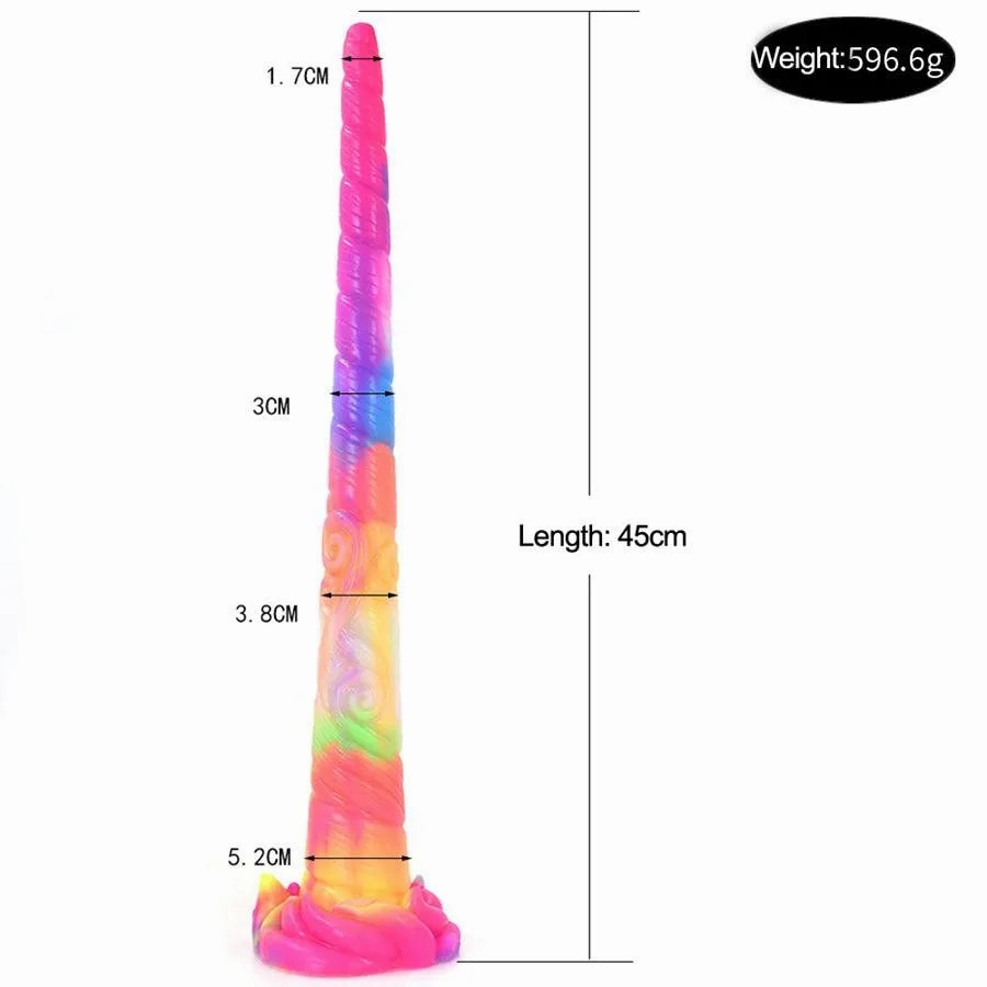 Silicone Luminous Long Dildo