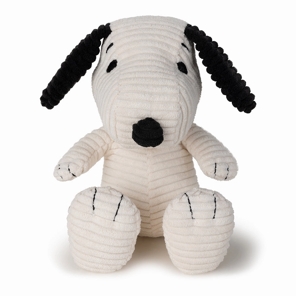Snoopy ECO Corduroy Cream In Gift Box 27cm