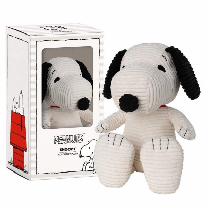 Snoopy ECO Corduroy Cream In Gift Box 27cm