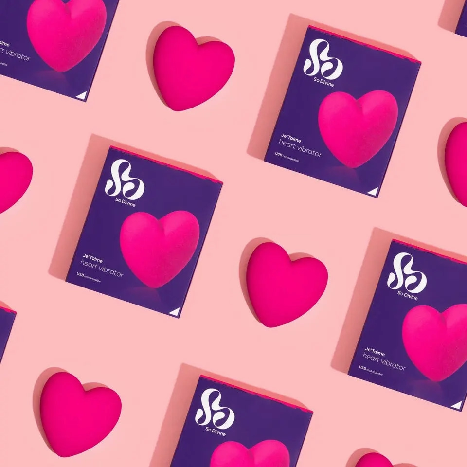 So Divine Je T'aime Pebble Heart Vibrator