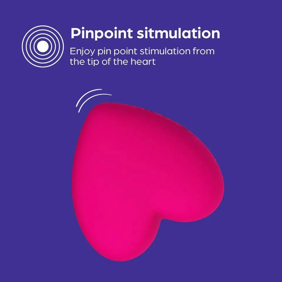 So Divine Je T'aime Pebble Heart Vibrator