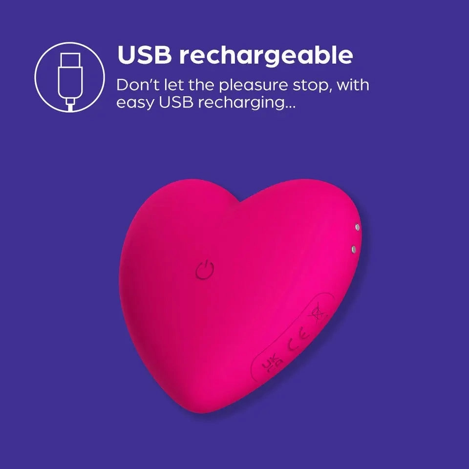 So Divine Je T'aime Pebble Heart Vibrator