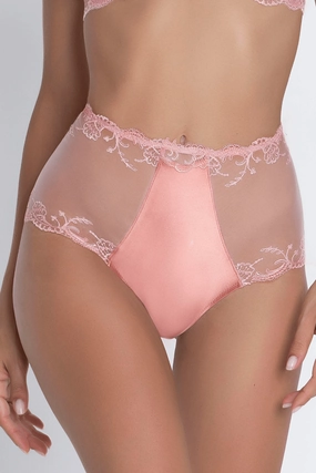 Splendeur Soie High Waist Shorty Rose