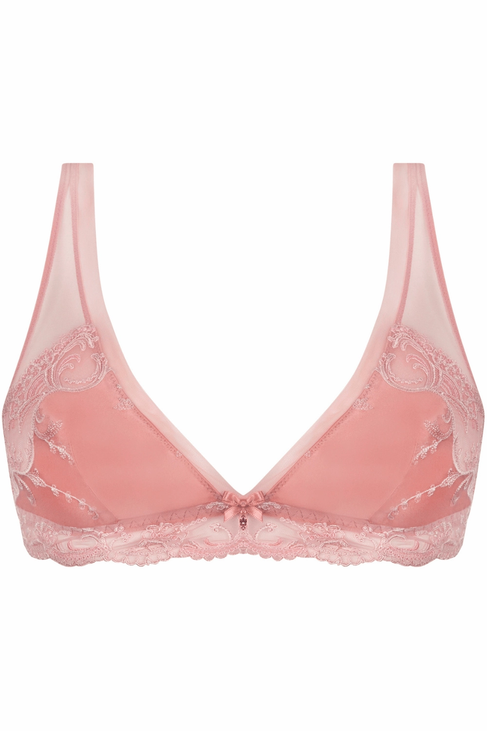 Splendeur Soie Non Wired Triangle Bra Rose