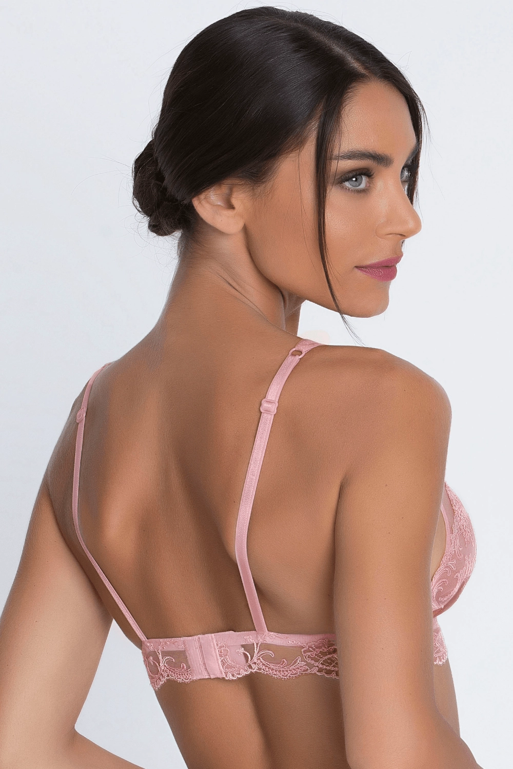 Splendeur Soie Non Wired Triangle Bra Rose