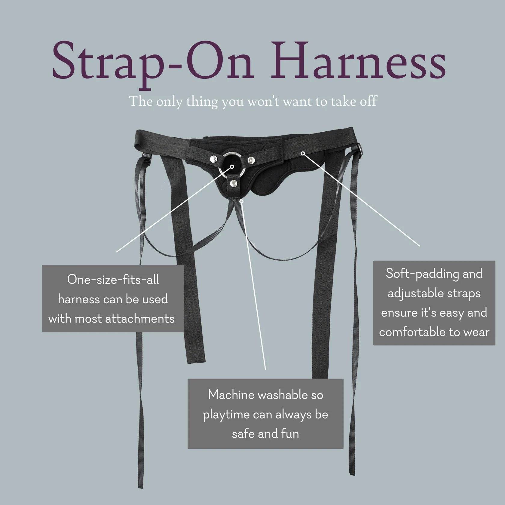 Strap-On Harness - IN STOCK - 3 LEFT! - Pure Romance