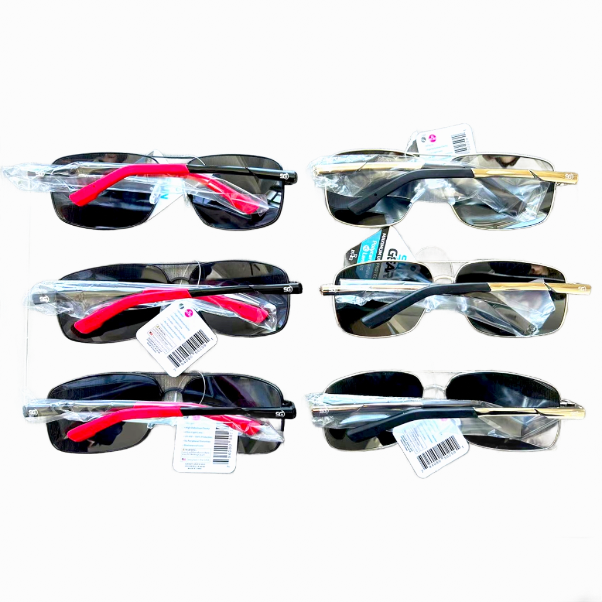 Sunglasses Sungear Assortment - 6 Pieces Per Pack 50259