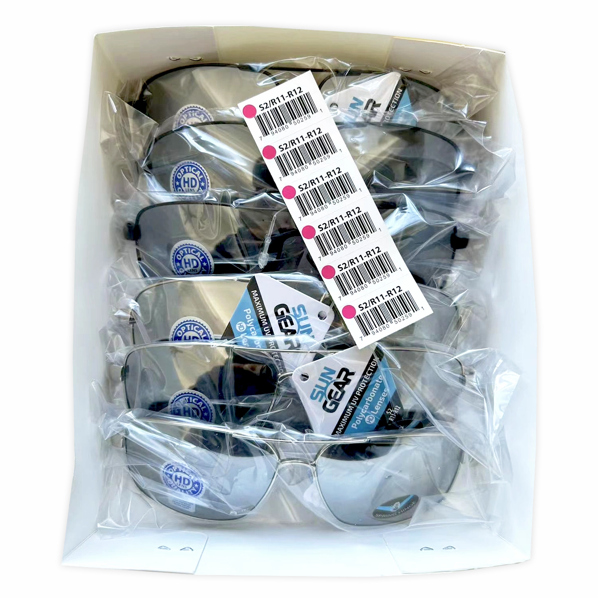 Sunglasses Sungear Assortment - 6 Pieces Per Pack 50259