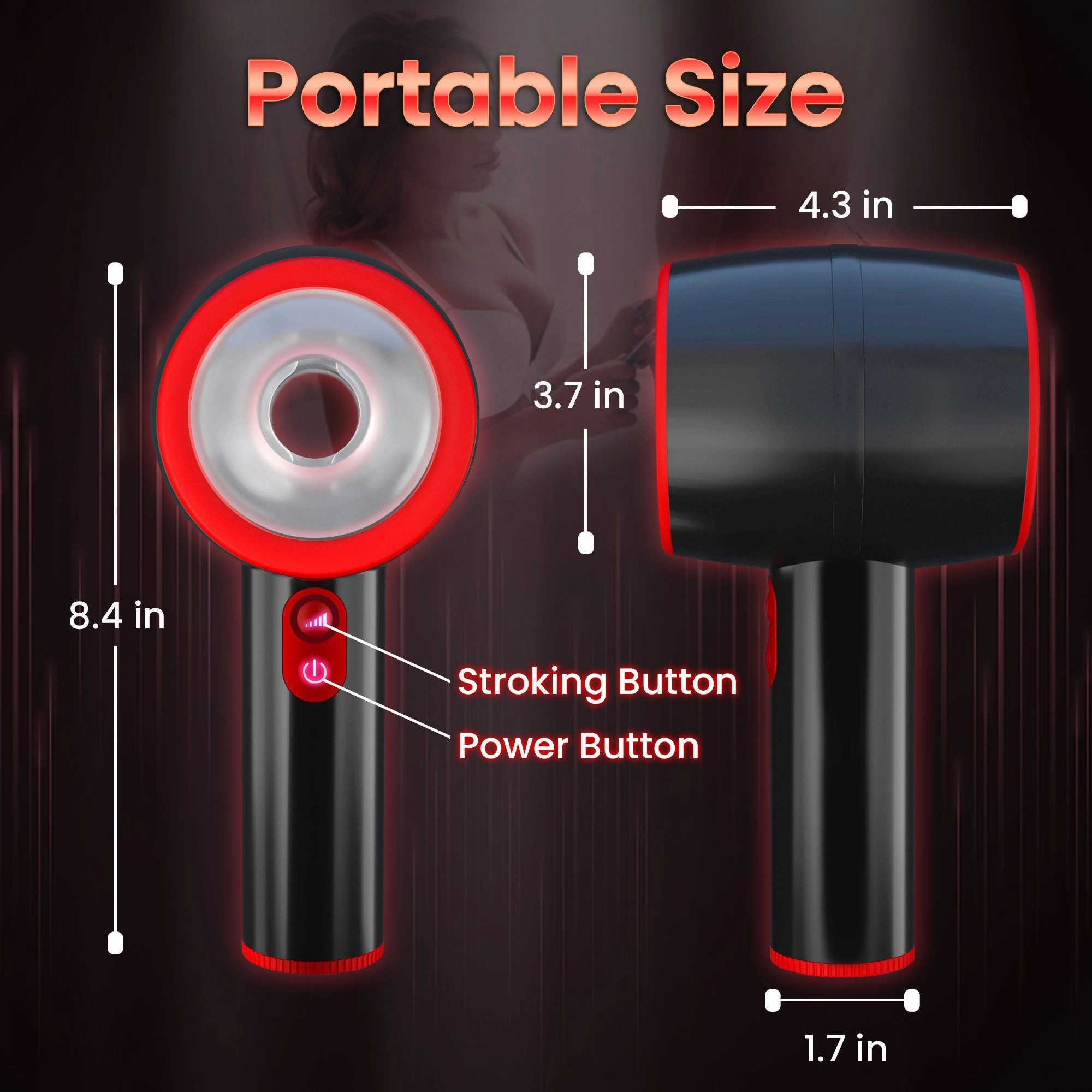 Thrusting Automatic Masturbator with Vibrating Design