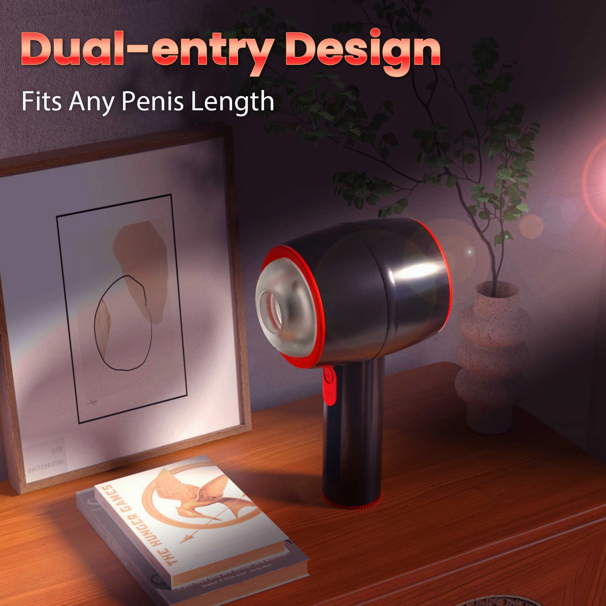 Thrusting Automatic Masturbator with Vibrating Design