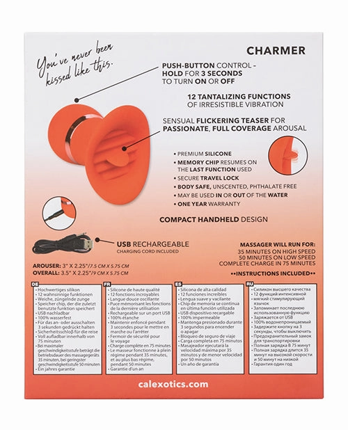 Tongue Flickering Vibrating French Kiss Charmer