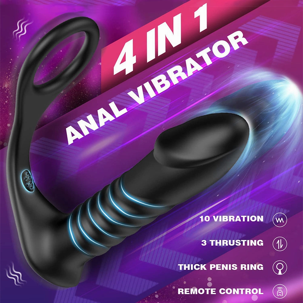 TouchHoney-Thrusting Male Anal Vibrator Wireless Remote Control Prostate Massager