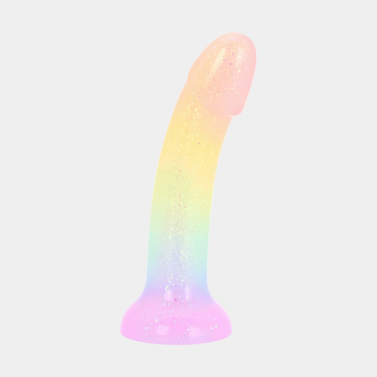 Ullu Non Vibrating Dildo Jelly Gradient rainbow