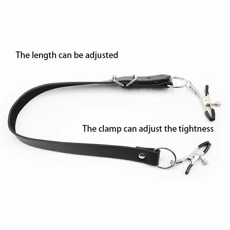 Ultimate Tease Bondage Set: Adjustable Labia and Nipple Clamps for Enhanced Play
