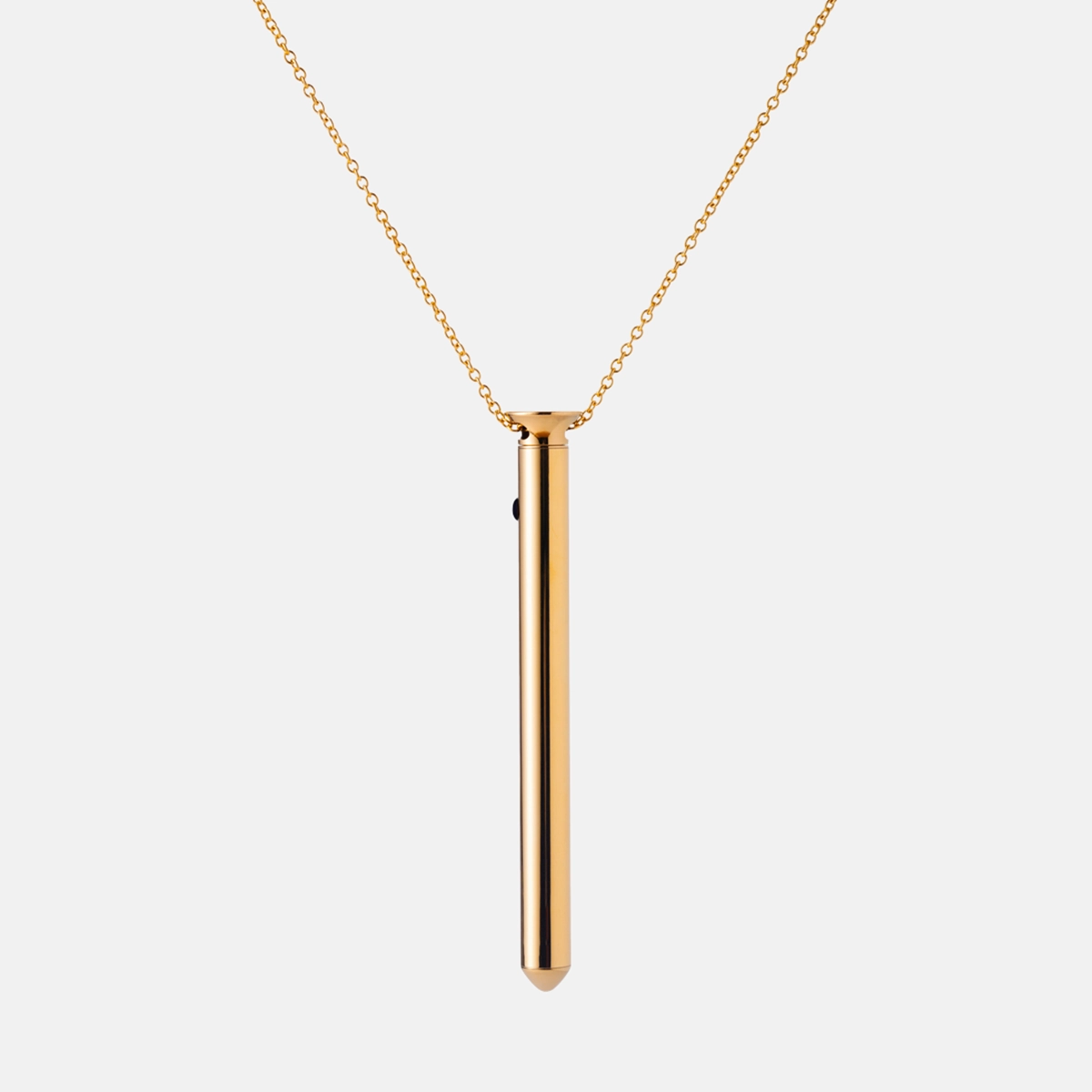 Vesper 2 Bullet Vibrator Necklace - 24KT Gold