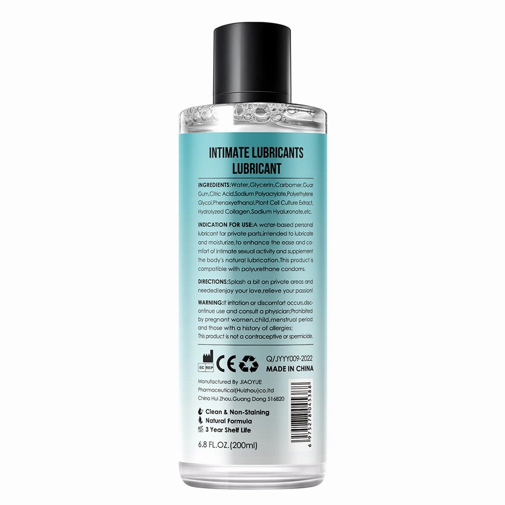 Water Based Lubricant