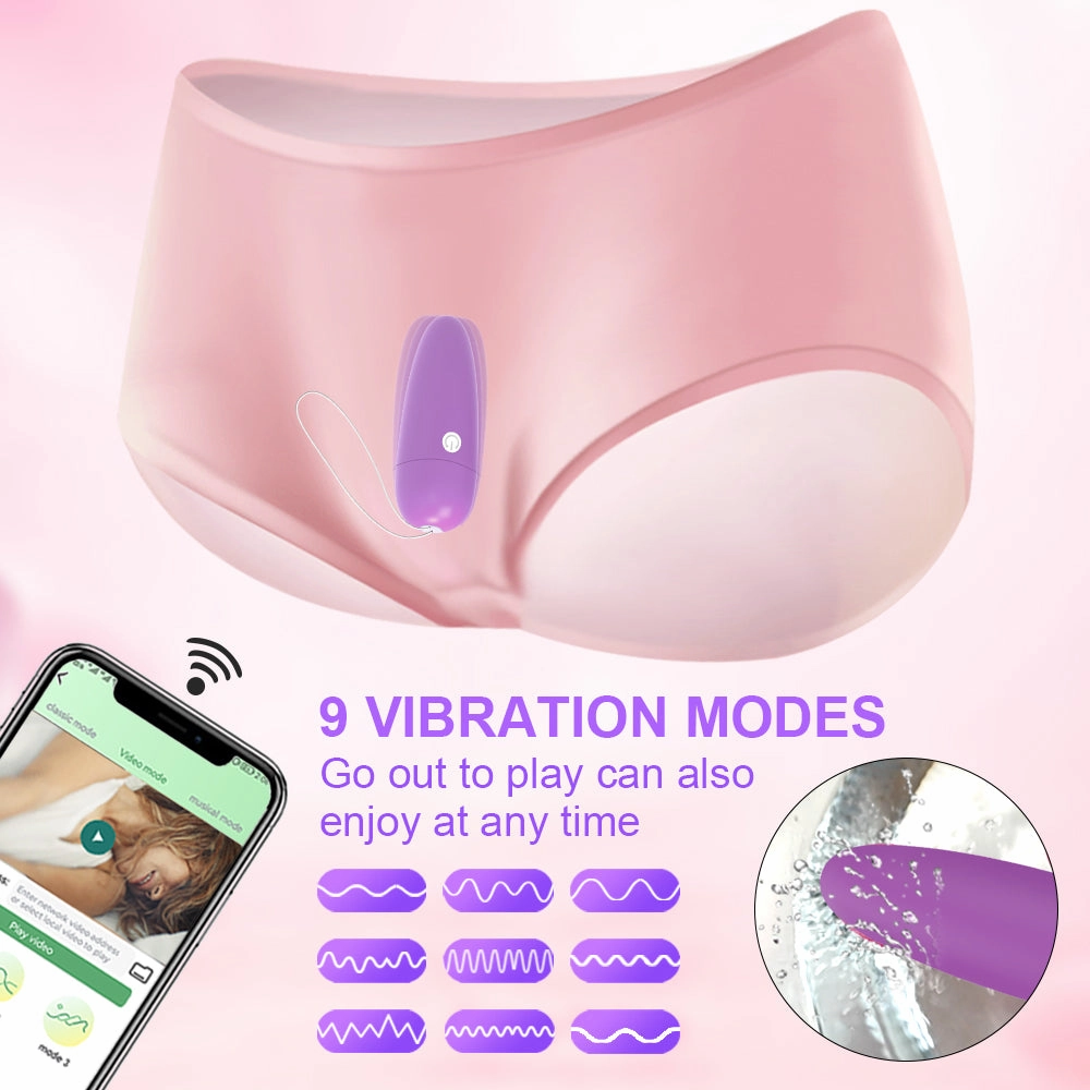 Wireless Bluetooth App Mini Bullet Vibrator Female Clitoris Stimulator Remote Pantie Vibrating Love Egg