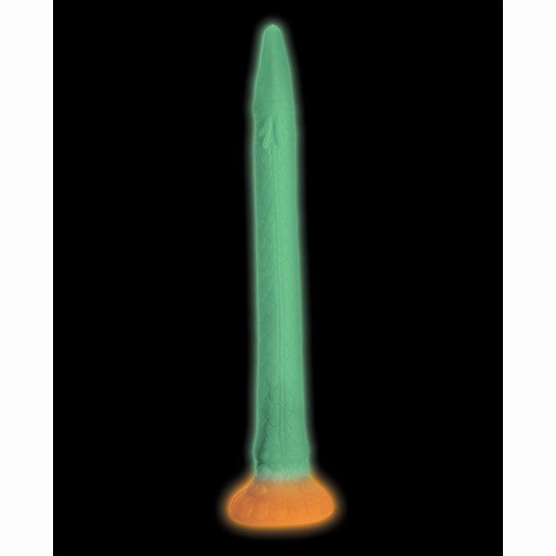 XR - Creature Cocks Glow in the Dark Makara Silicone Snake Dildo 18" (Multi Colour)