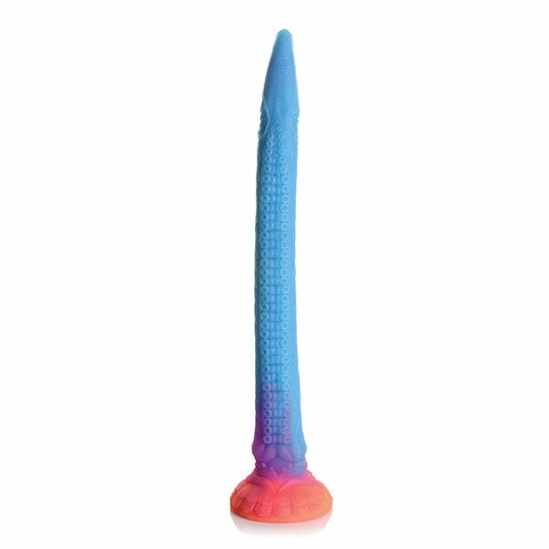 XR - Creature Cocks Glow in the Dark Makara Silicone Snake Dildo 18" (Multi Colour)